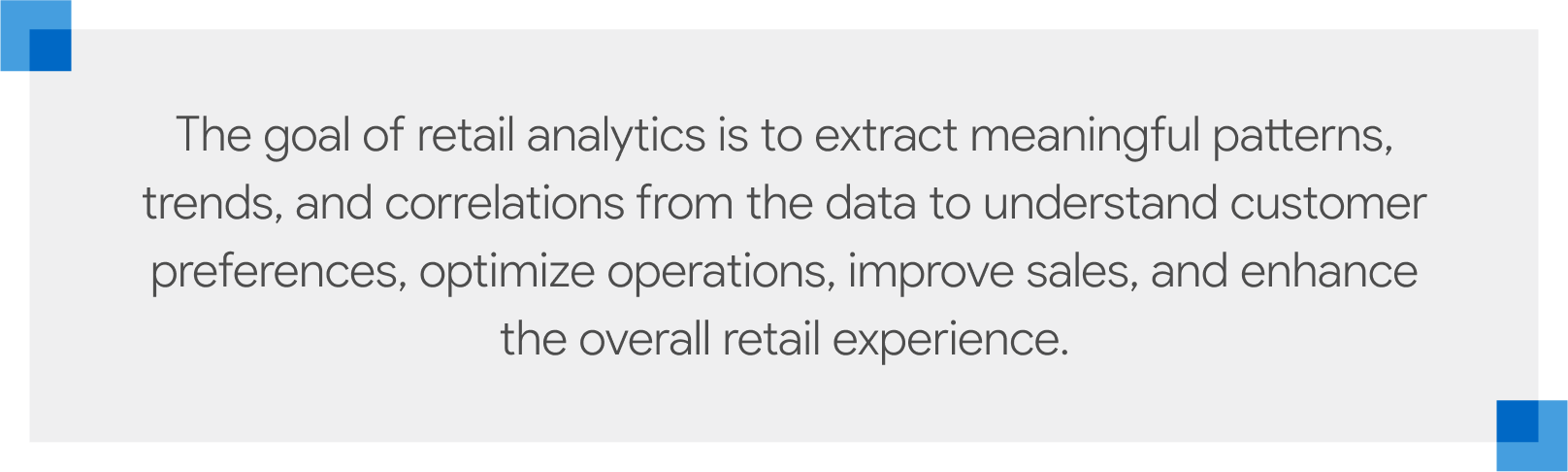 Retail Analytics - quote Retail Analytics - quote